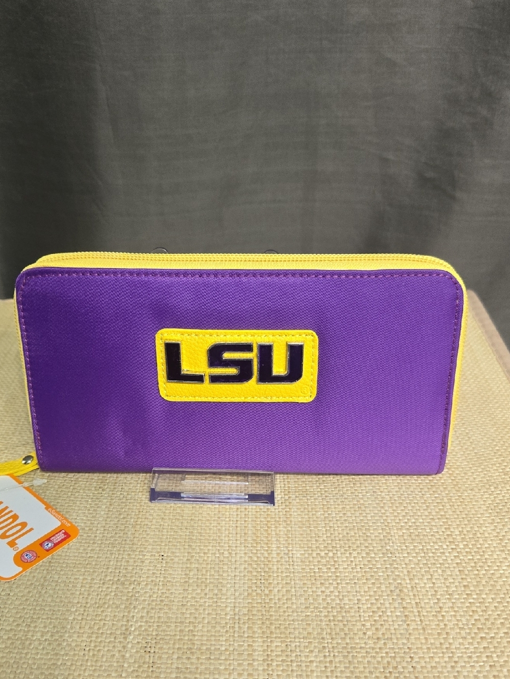 LSU Purple & Gold Zip Wallet